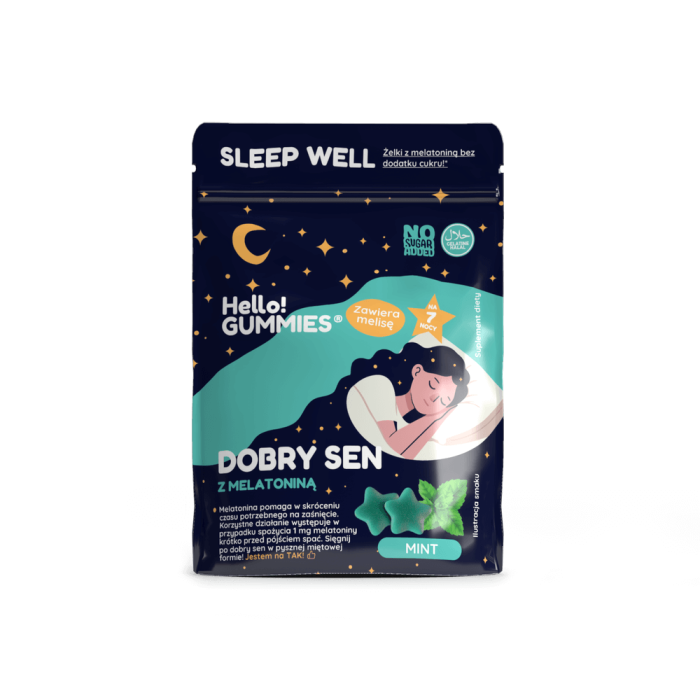 Sleep Well żelki z melatoniną Dobry Sen