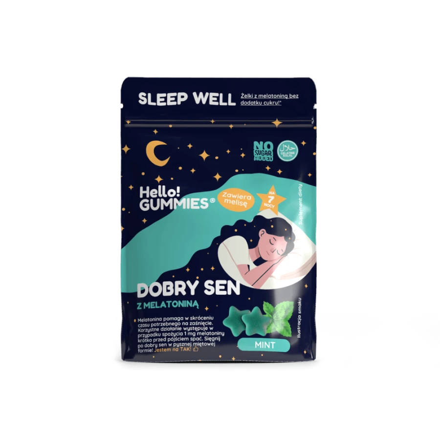 Sleep Well żelki z melatoniną Dobry Sen
