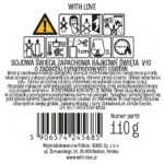 Świeca sokowa zapachowa Bajkowe Święta Pani Mikołajowa 5906574245685