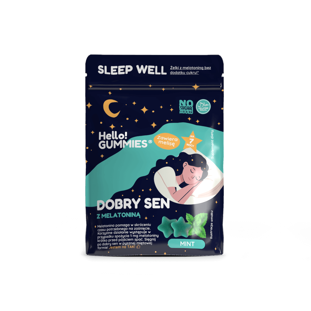 Sleep Well żelki z melatoniną Dobry Sen